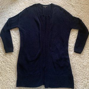James Perse Long Navy Cardigan. Size 0